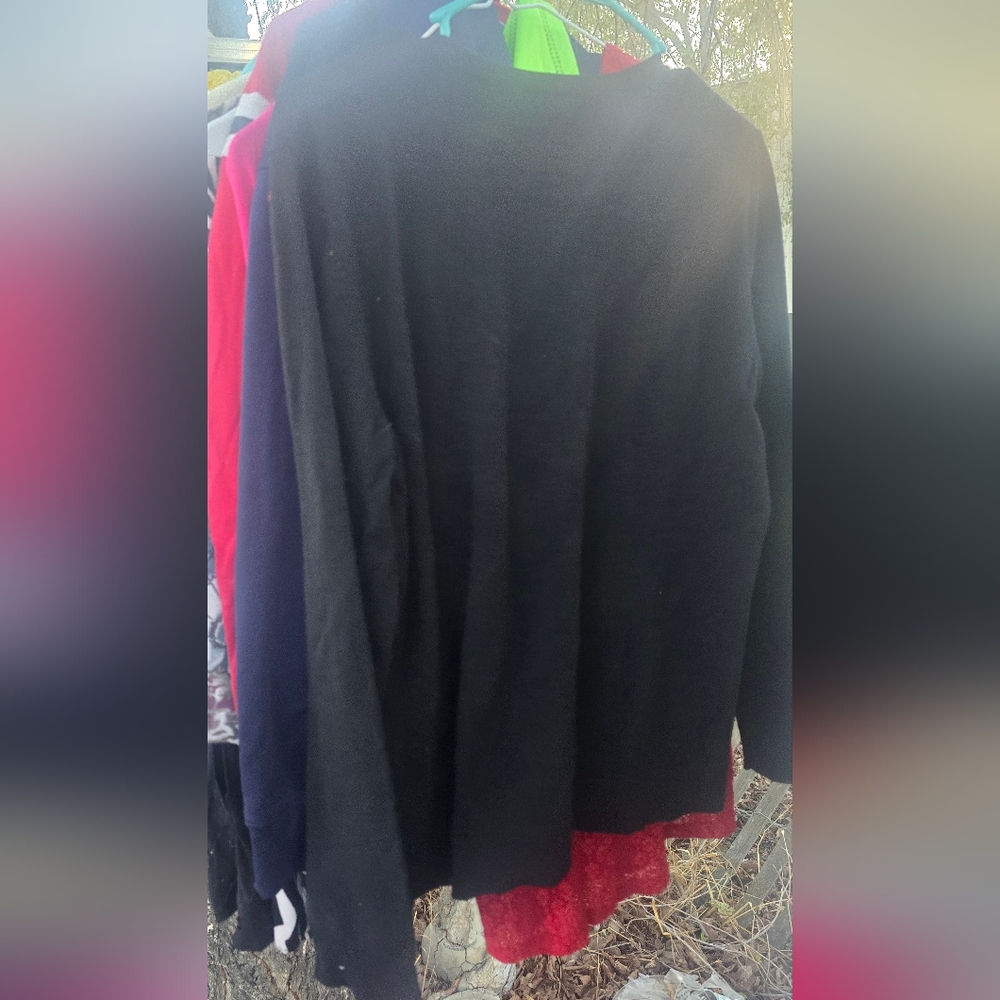 Charter Club Black Cardigan Sweater